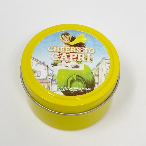 Bath & Body Works Cheers To Capri LIMONCELLO 4 oz Candle Tin New Rare - Picture 2 of 3